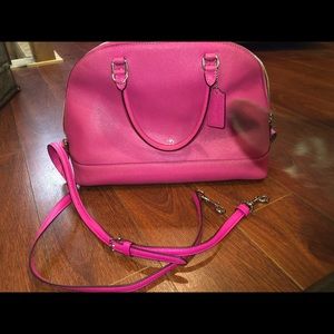 Dark Pink Coach Purse